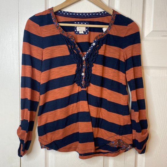 Anthropologie Tops - Anthropologie Postmark Long Sleeve Striped Top